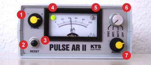 Metalldetektor PULSE AR II